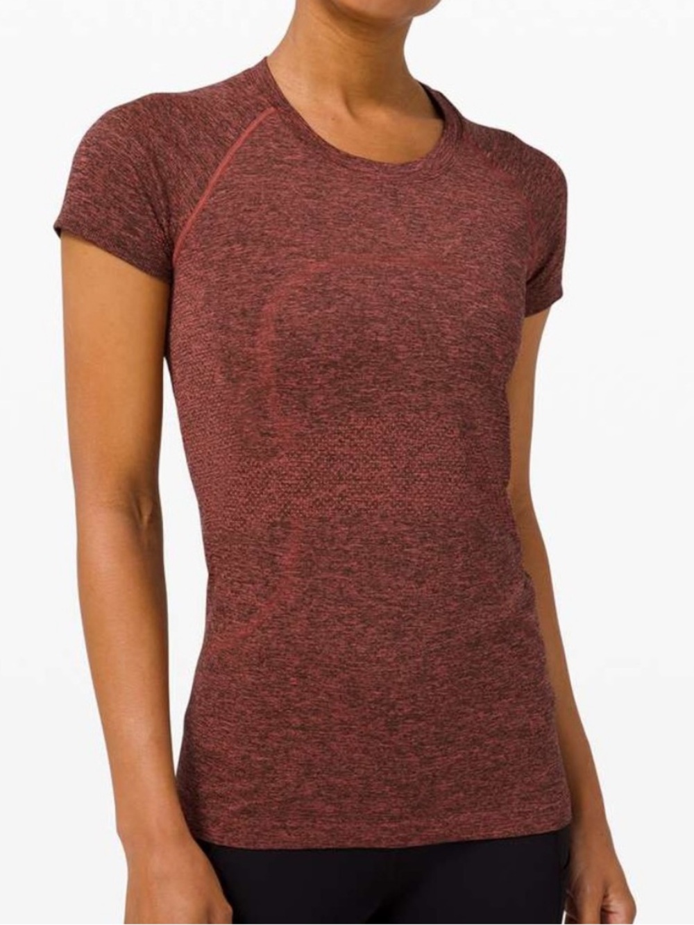 Lululemon Swiftly Tech Short Sleeve 2.0 in Flare/Black
